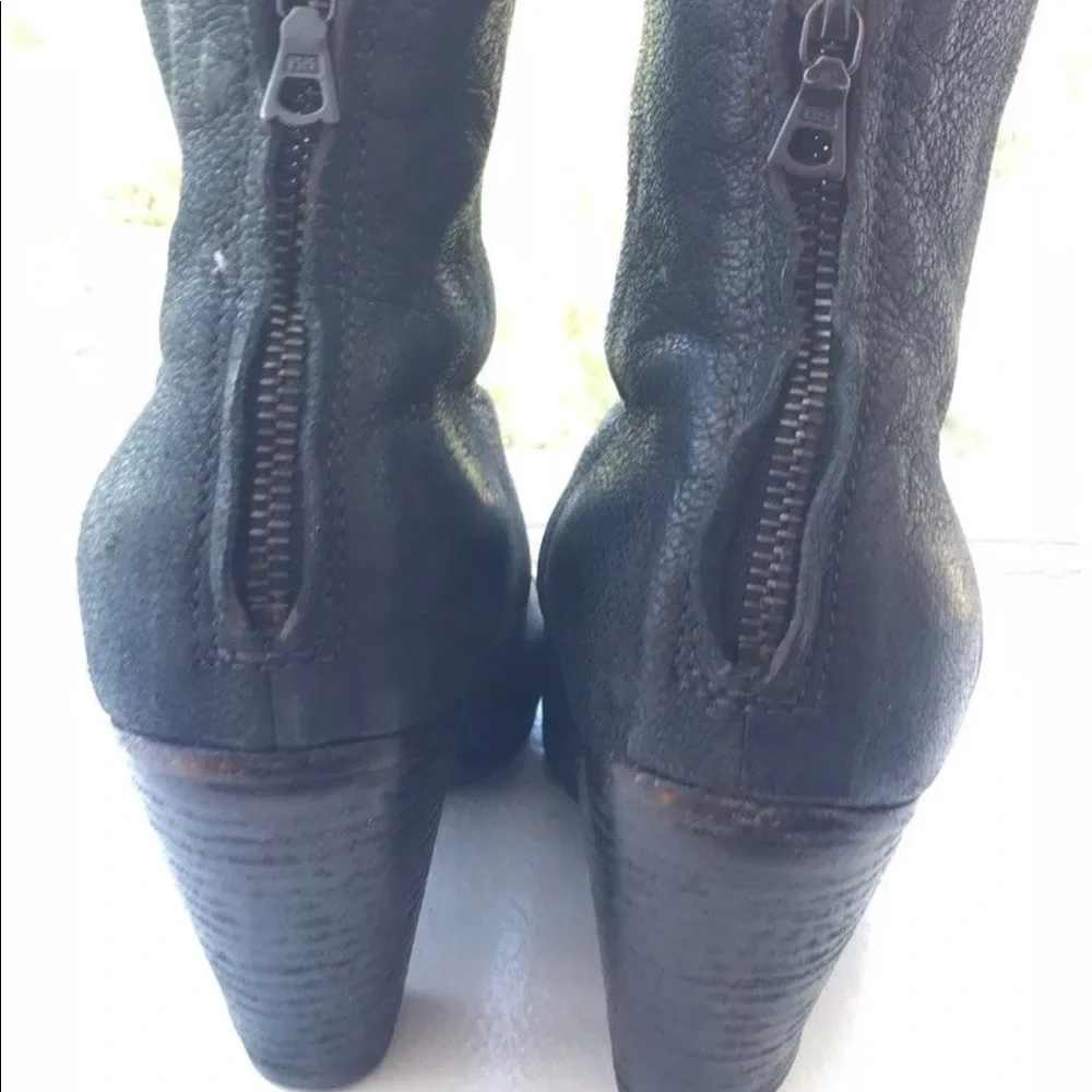 Rag & Bone Newbury Bootie Leather Ankle Boots 37